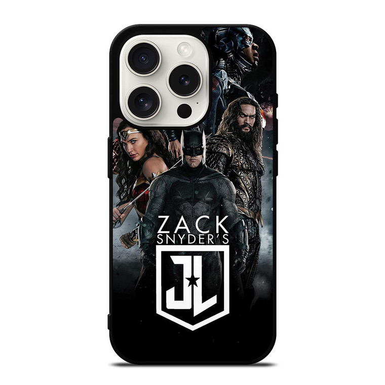 ZACK SNYDERS JUSTICE LEAGUE SUPERHERO iPhone 15 Pro Case Cover