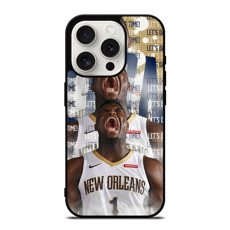 ZION WILLIAMSON NEW ORLEANS PELICANS NBA iPhone 15 Pro Case Cover