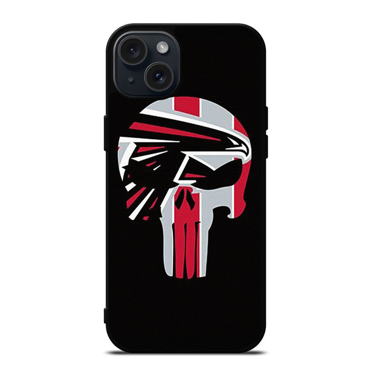 ATLANTA FALCONS FOOTBALL TEAM SKULL iPhone 15 Plus Case Cover