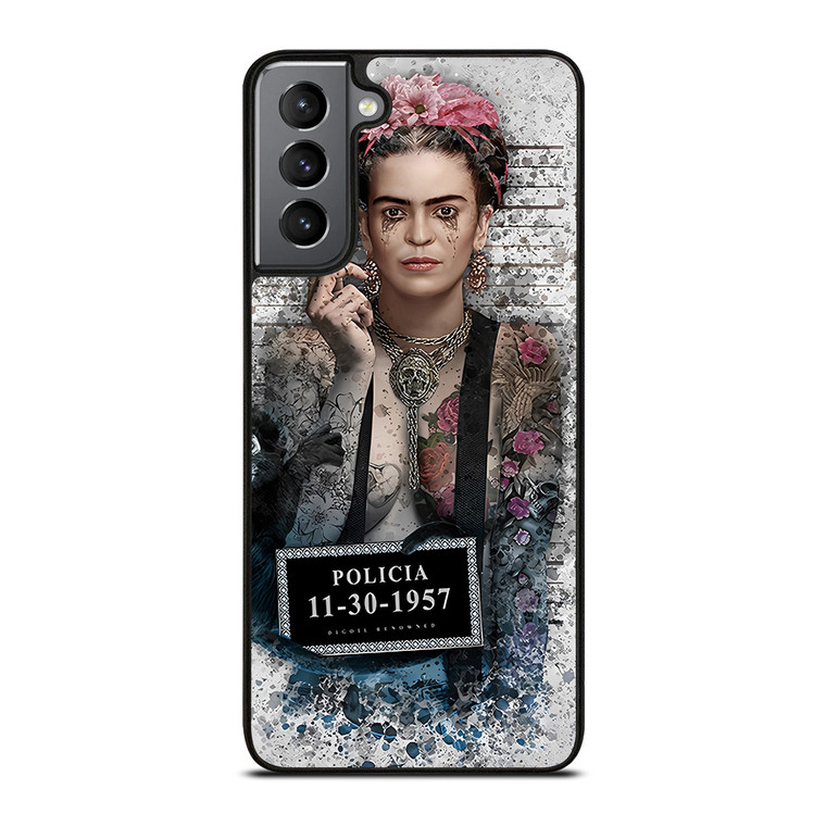 FRIDA KAHLO MUGSHOT  Samsung Galaxy S21 Plus Case Cover