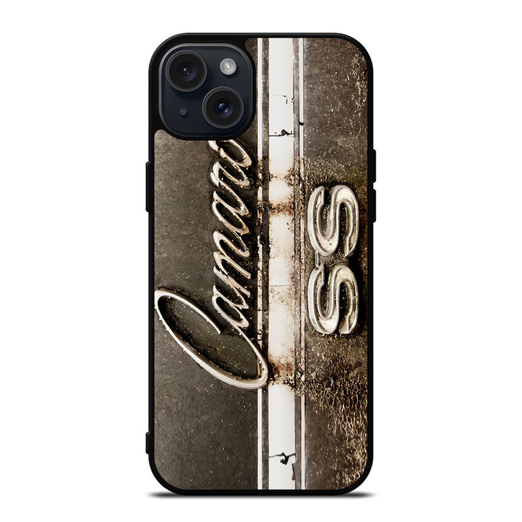 CHEVROLET CAMARO SS RUSTY EMBLEM iPhone 15 Plus Case Cover