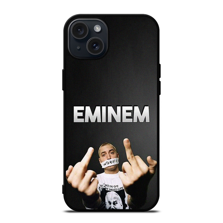 EMINEM RAPPER RAPPER MIDDLE FINGER iPhone 15 Plus Case Cover
