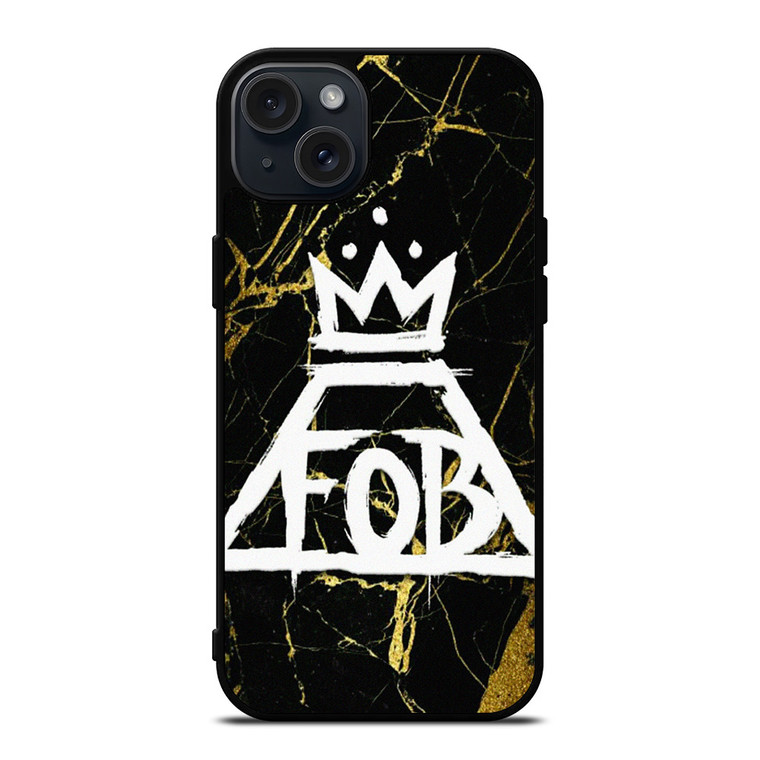FOB FALL OUT BOY MARBLE LOGO iPhone 15 Plus Case Cover