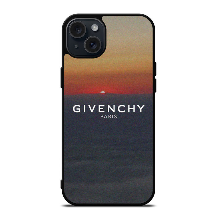 GIVENCHY PARIS SUNSET LOGO  iPhone 15 Plus Case Cover