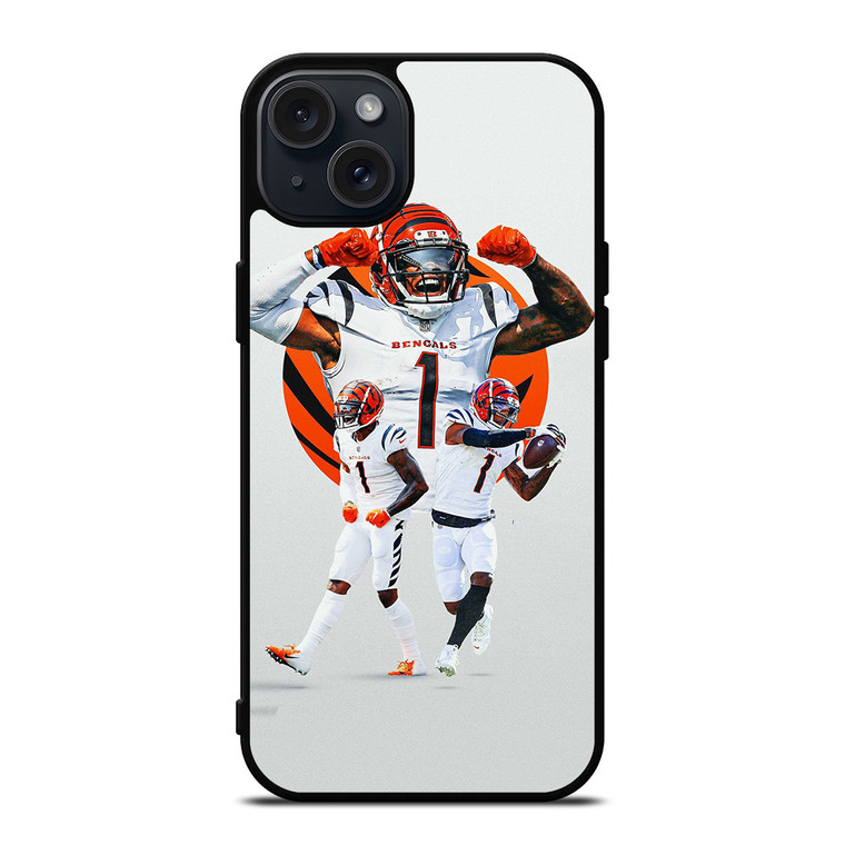 JA'MARR CHASE CINCINNATI BENGALS NFL  iPhone 15 Plus Case Cover