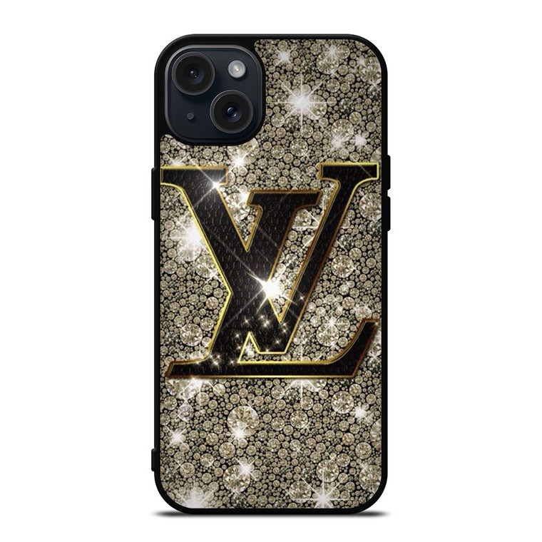 LOUIS VUITTON GLITTER EMBLEM  iPhone 15 Plus Case Cover