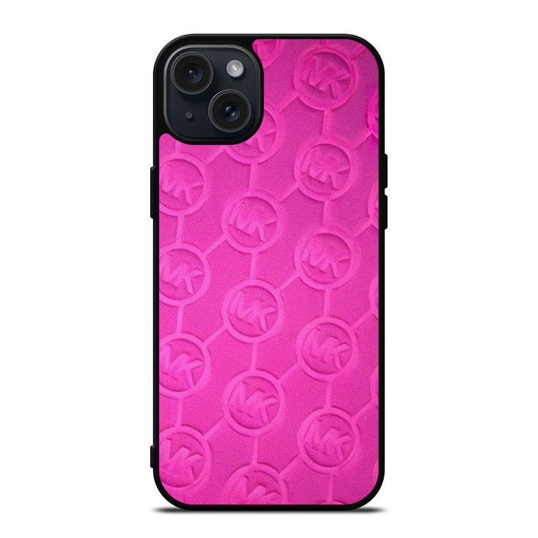 MICHAEL KORS PINK PATTERN  iPhone 15 Plus Case Cover