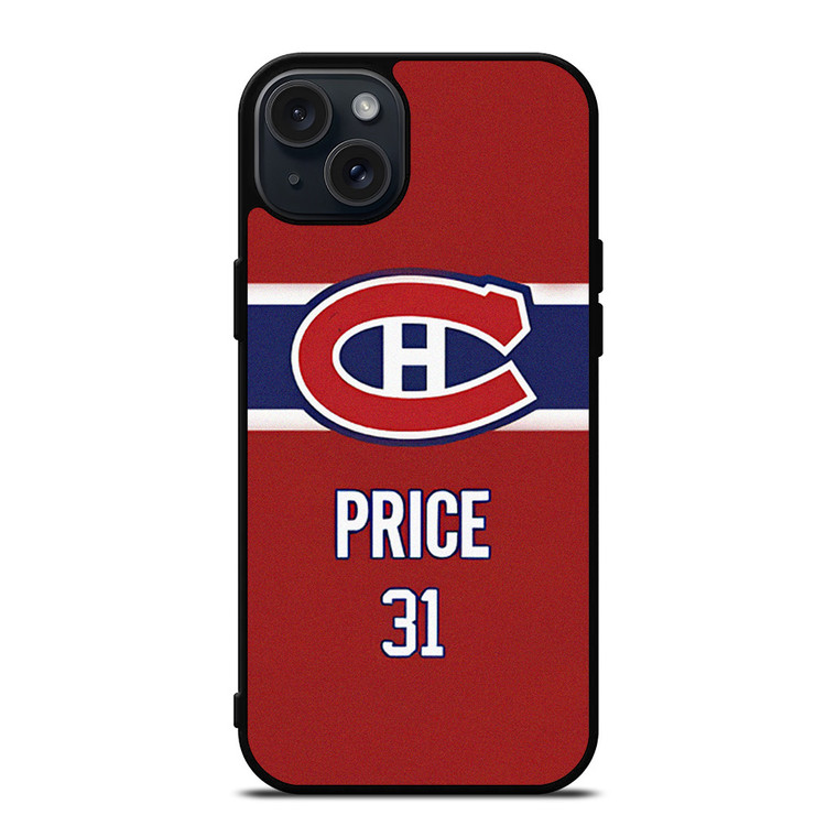 MONETREAL CANADIENS CAREY PRICE NHL KIT  iPhone 15 Plus Case Cover MONETREAL CANADIENS CAREY PRICE NHL KIT  iPhone 15 Plus Case Cover