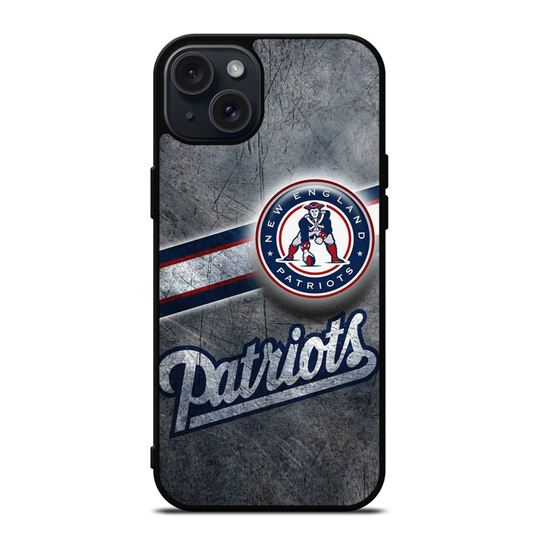 NEW ENGLAND PATRIOT NFL GRUNGE LOGO  iPhone 15 Plus Case Cover NEW ENGLAND PATRIOT NFL GRUNGE LOGO  iPhone 15 Plus Case Cover