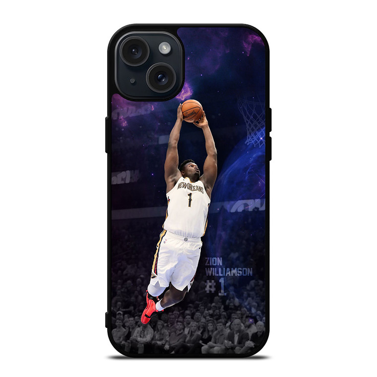 NEW ORLEANS PELICANS ZION WILLIAMSON BASKETBALL  iPhone 15 Plus Case Cover