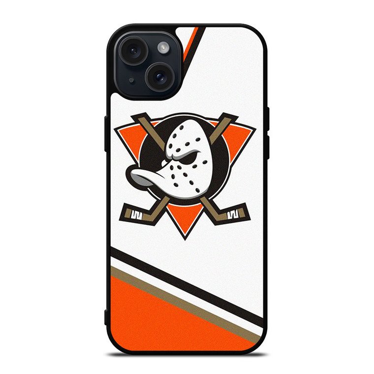 NHL ANAHEIM DUCKS ICE HOCKEY  iPhone 15 Plus Case Cover NHL ANAHEIM DUCKS ICE HOCKEY  iPhone 15 Plus Case Cover