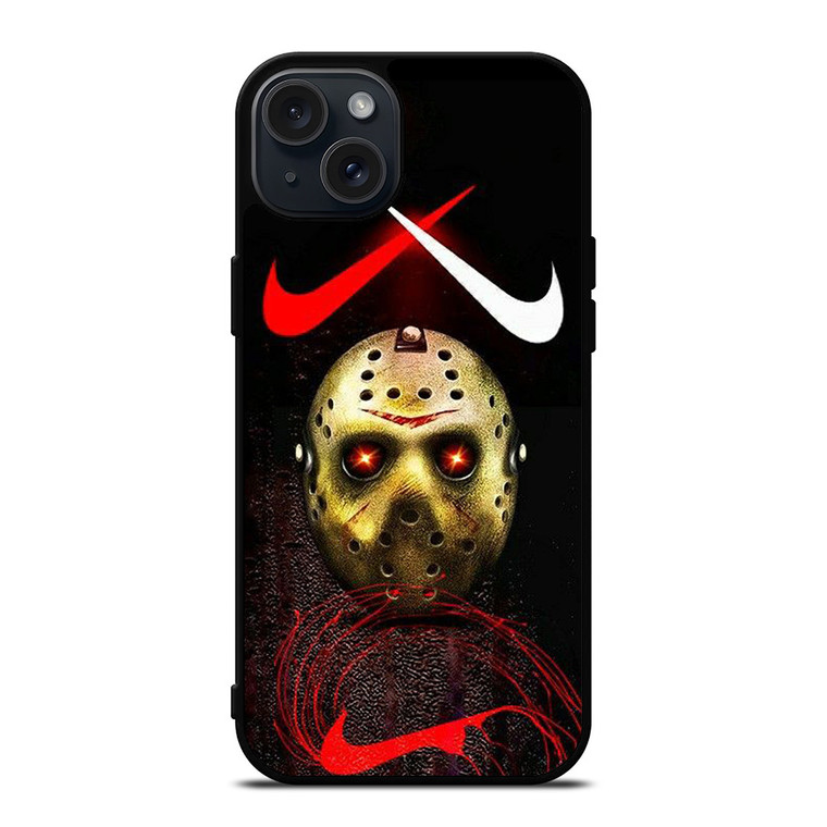 NIKE JASON FRIDAY MASK LOGO  iPhone 15 Plus Case Cover