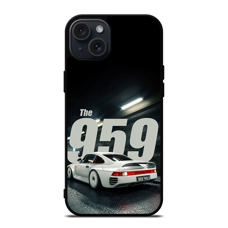 PORSCHE 959 SUPER CAR  iPhone 15 Plus Case Cover