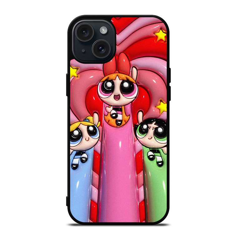 POWERPUFF GIRLS 3D ART CARTOON  iPhone 15 Plus Case Cover