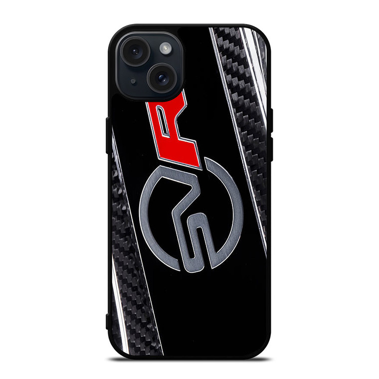 RANGE ROVER SVR LOGO CARBON  iPhone 15 Plus Case Cover