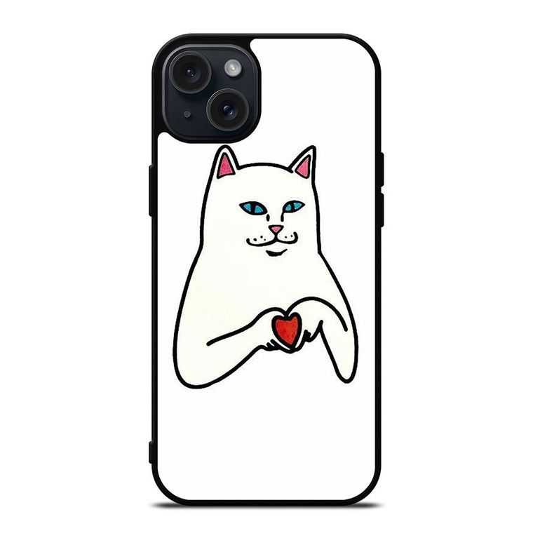 RIPNDIP CAT LOVE SIGN  iPhone 15 Plus Case Cover