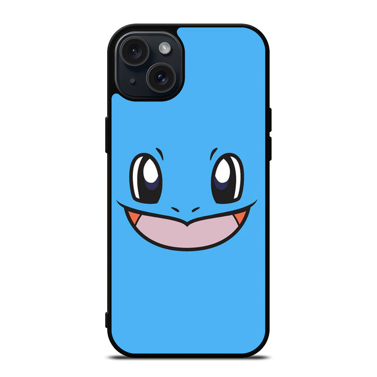 SQUIRTLE POKEMON FLAT CUTE  iPhone 15 Plus Case Cover
