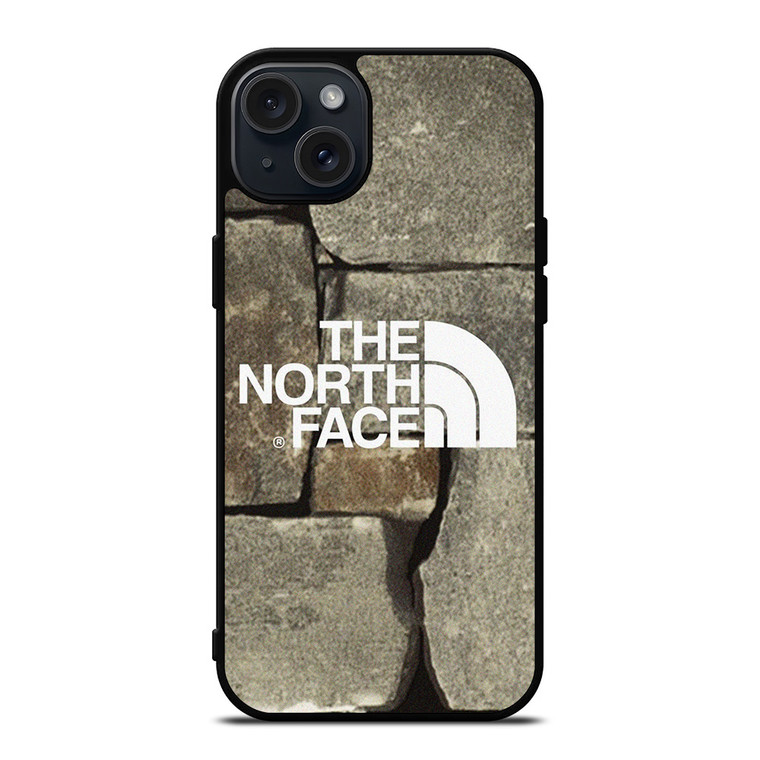 THE NORTH FACE STONES LOGO  iPhone 15 Plus Case Cover THE NORTH FACE STONES LOGO  iPhone 15 Plus Case Cover