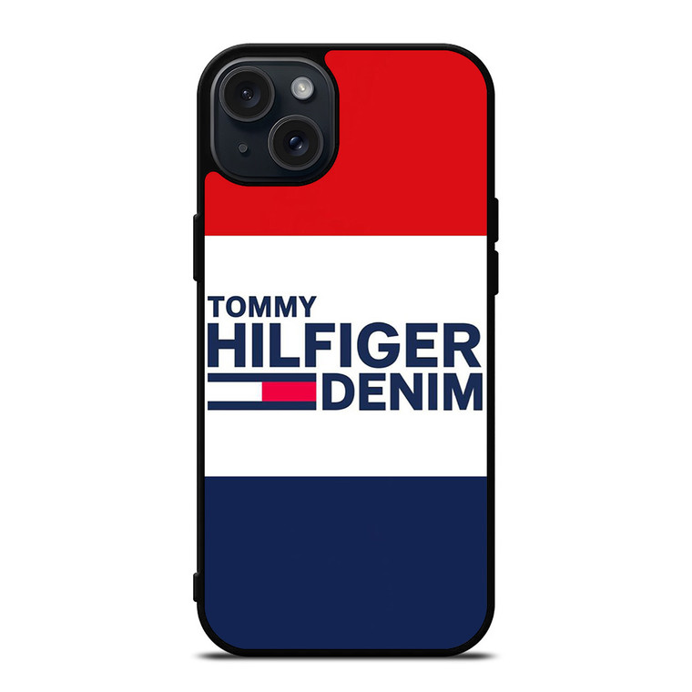 TOMMY HILFIGER DENIM FASHION SYMBOL  iPhone 15 Plus Case Cover