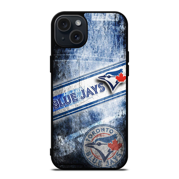 TORONTO BLUE JAYS MLB GRUNGE LOGO  iPhone 15 Plus Case Cover