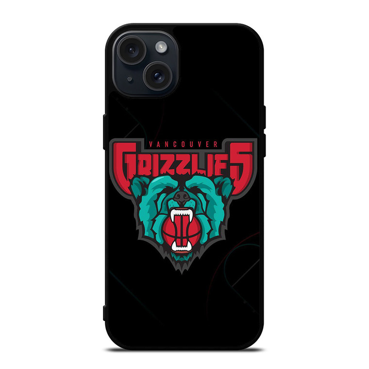 VANCOUVER GRIZZLIES BASKETBAL LOGO  iPhone 15 Plus Case Cover