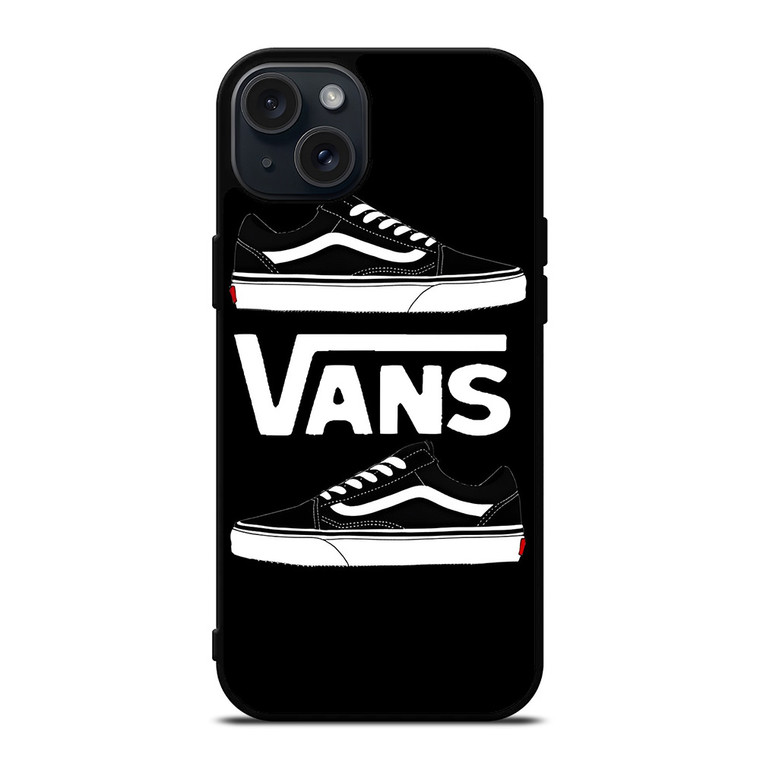 VANS OLD SKOOL BLACK  iPhone 15 Plus Case Cover