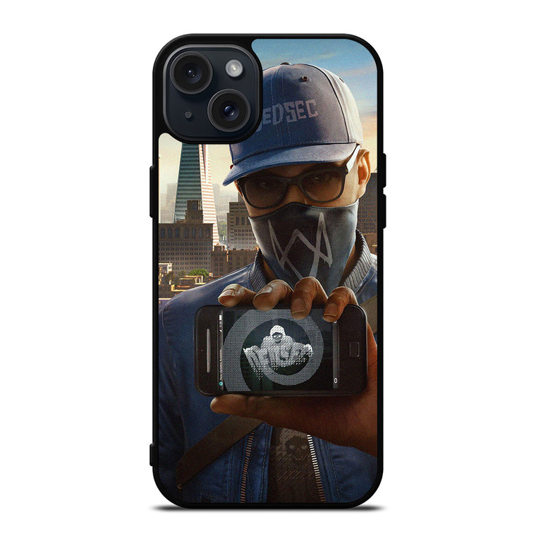 WATCH DOGS 2 MARCUS  iPhone 15 Plus Case Cover