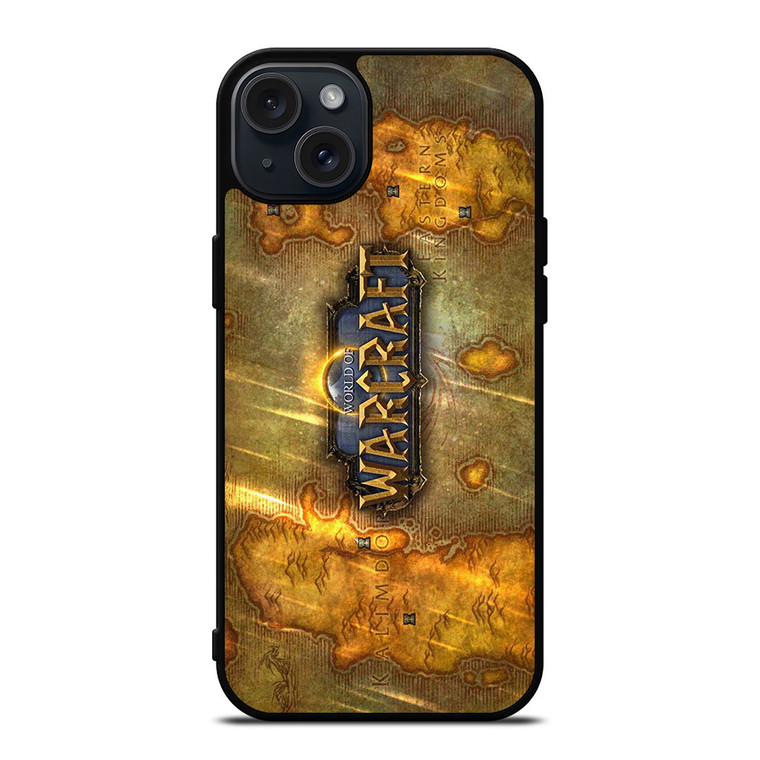 WORLD OF WARCRAFT GAMES MAP 2  iPhone 15 Plus Case Cover