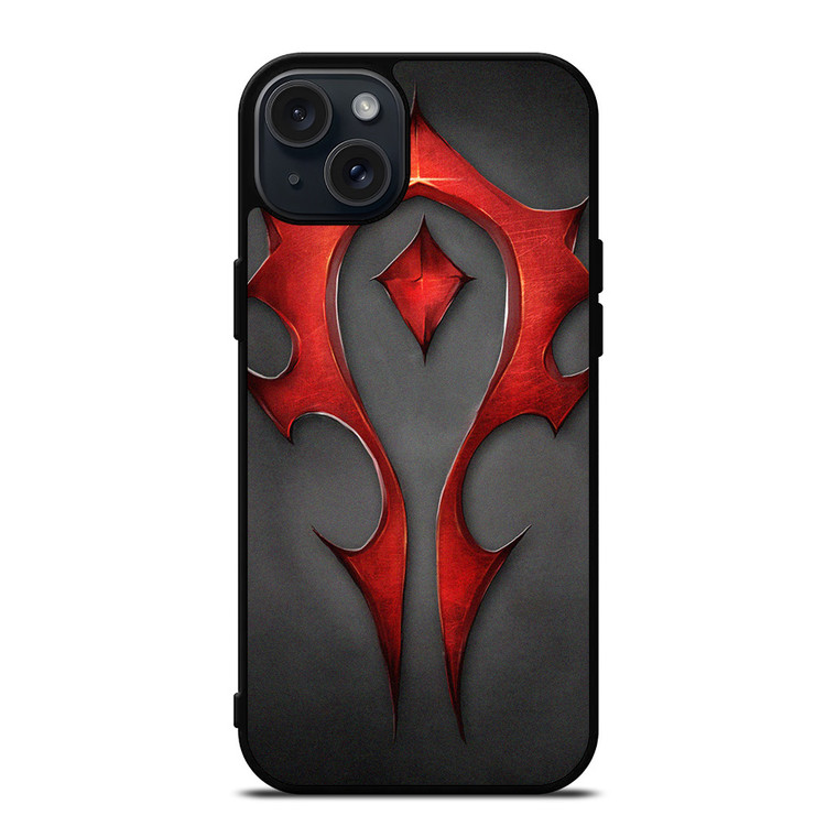 WORLD OF WARCRAFT HORDE LOGO  iPhone 15 Plus Case Cover