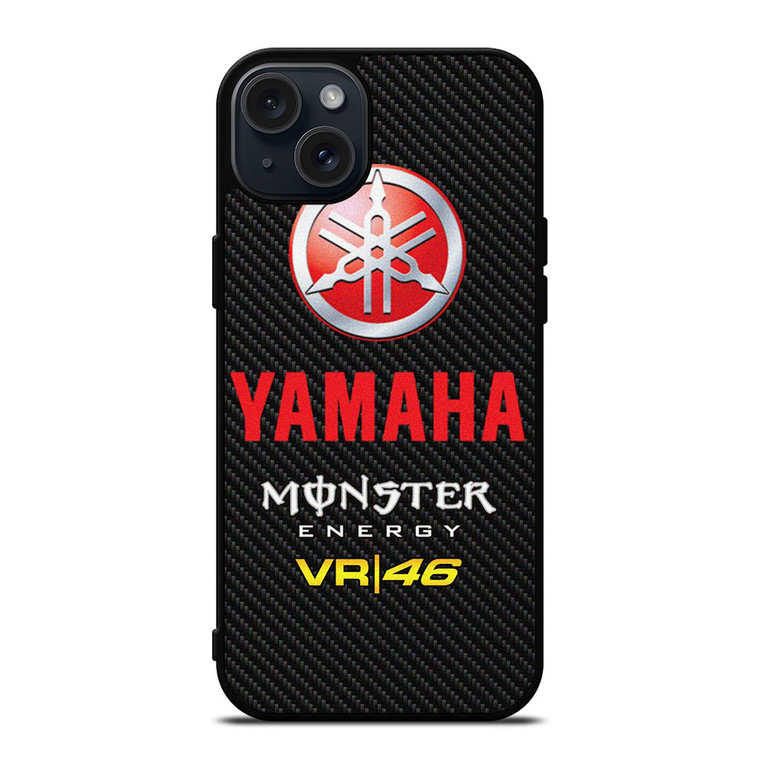 YAMAHA RACING VR46 CARBON LOGO  iPhone 15 Plus Case Cover