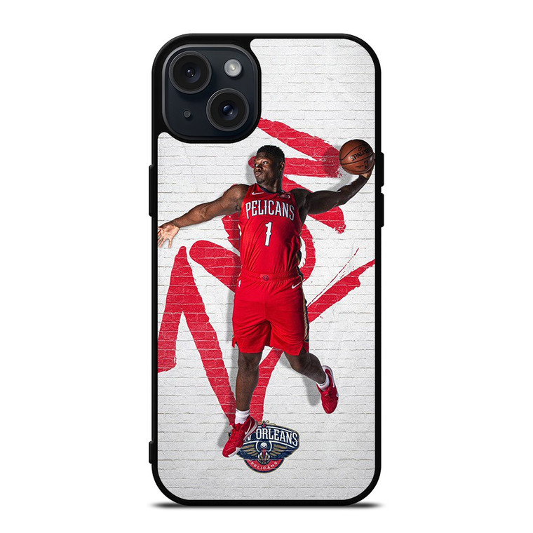 ZION WILLIAMSON NEW ORLEANS PELICANS NBA 2  iPhone 15 Plus Case Cover
