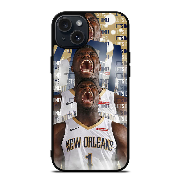 ZION WILLIAMSON NEW ORLEANS PELICANS NBA  iPhone 15 Plus Case Cover