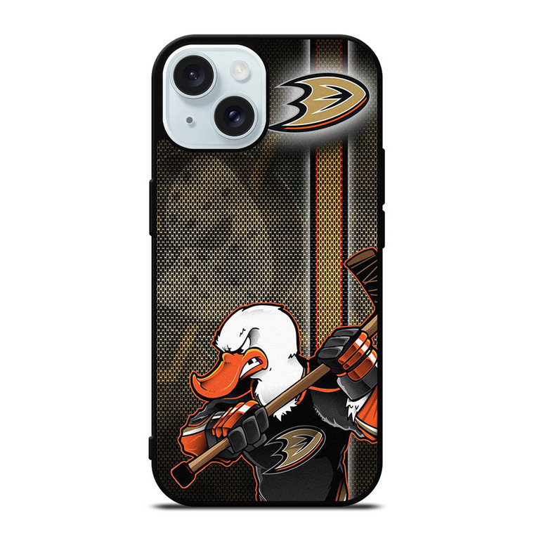 ANAHEIM DUCKS ICE HOCKEY NHL iPhone 15 Case Cover ANAHEIM DUCKS ICE HOCKEY NHL iPhone 15 Case Cover