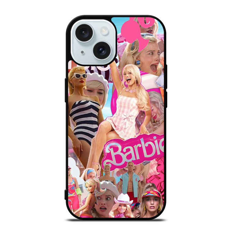 BARBIE MOVIES AESTHETIC COLLAGE iPhone 15 Case Cover