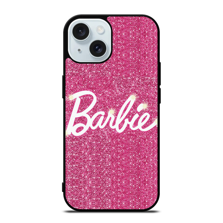 BARBIE PINK SPARKLING iPhone 15 Case Cover