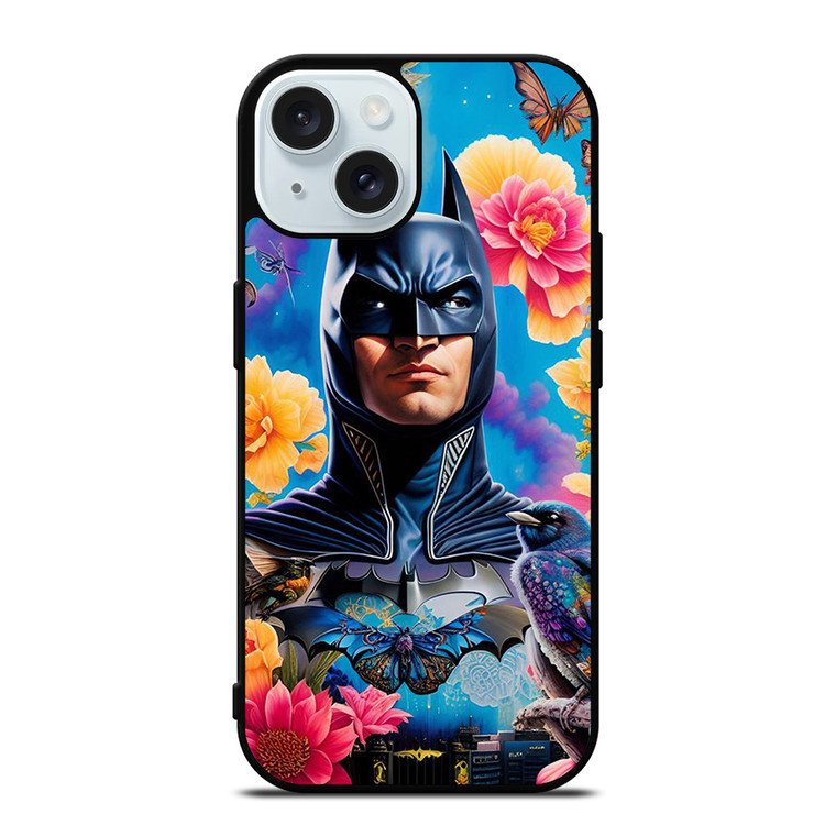 BATMAN FRIDA KAHLO STYLE iPhone 15 Case Cover