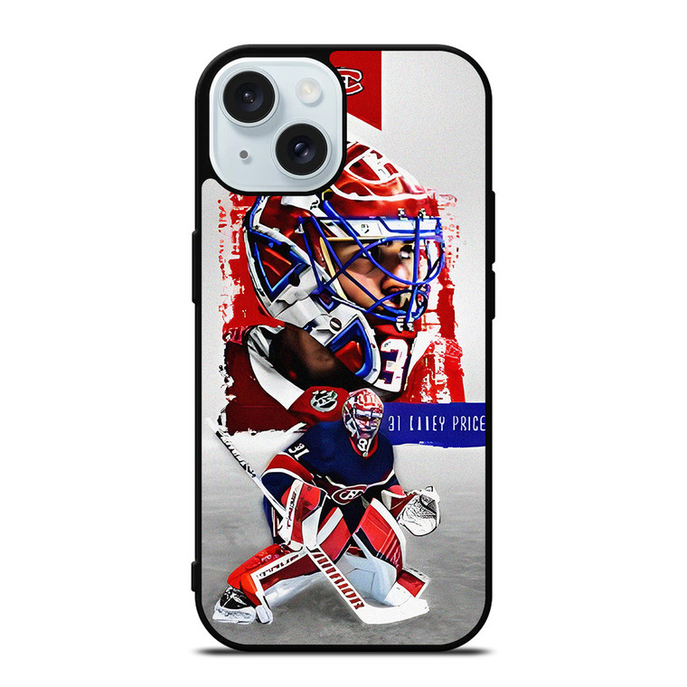 CAREY PRICE MONTREAL CANADIENS NHL iPhone 15 Case Cover