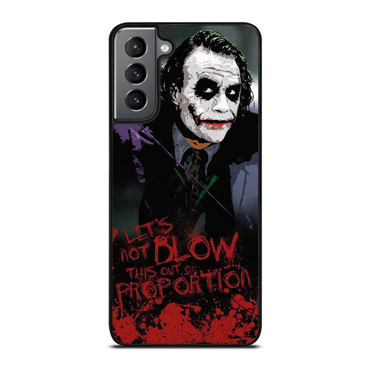 JOKER HEATH LEDGER QUOTES  Samsung Galaxy S21 Plus Case Cover