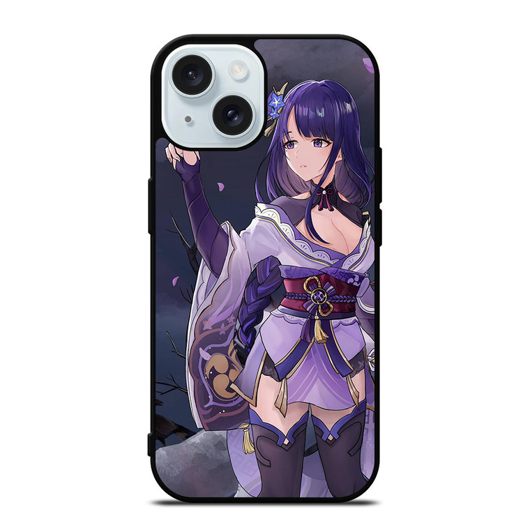 GENSHIN IMPACT RAIDEN SHOGUN GAMES iPhone 15 Case Cover