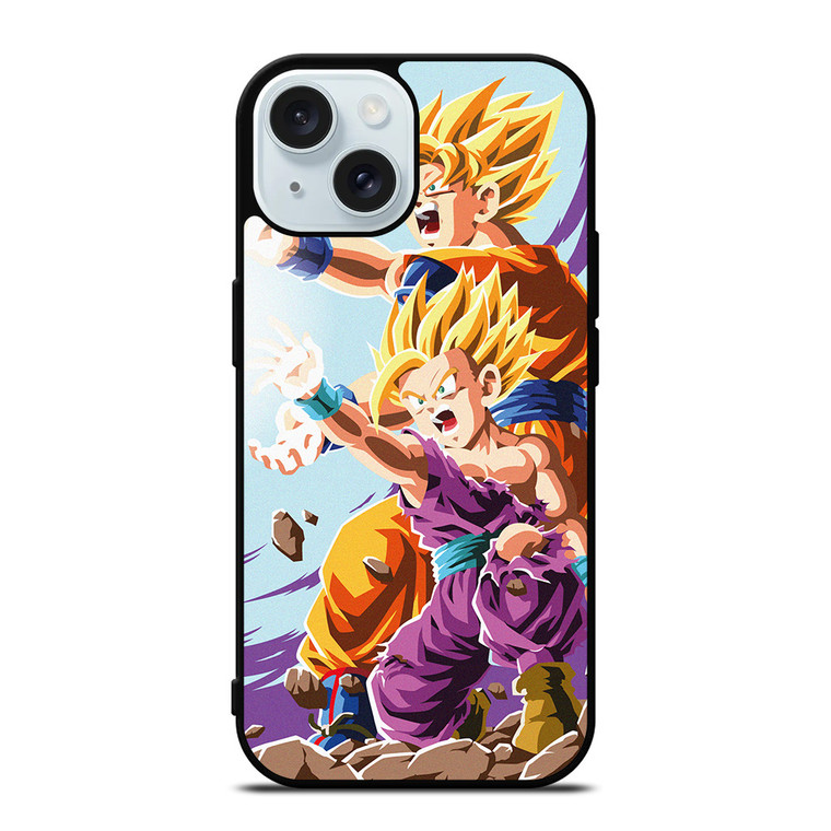 GOKU AND GOHAN DRAGON BALL CARTOON iPhone 15 Case Cover
