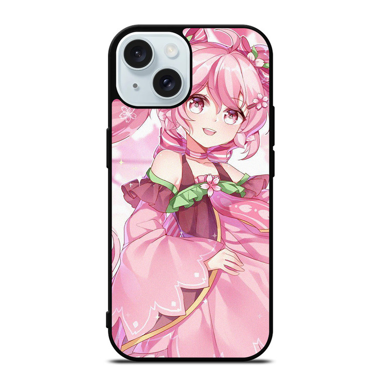HATSUNE MIKU SAKURA ANIME iPhone 15 Case Cover