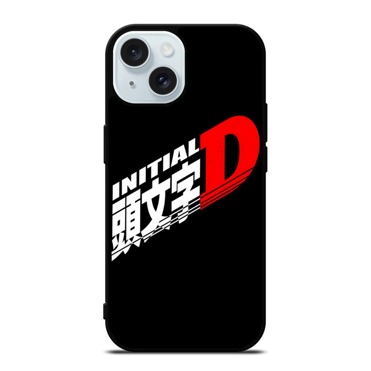 INITIAL D MANGA LOGO iPhone 15 Case Cover