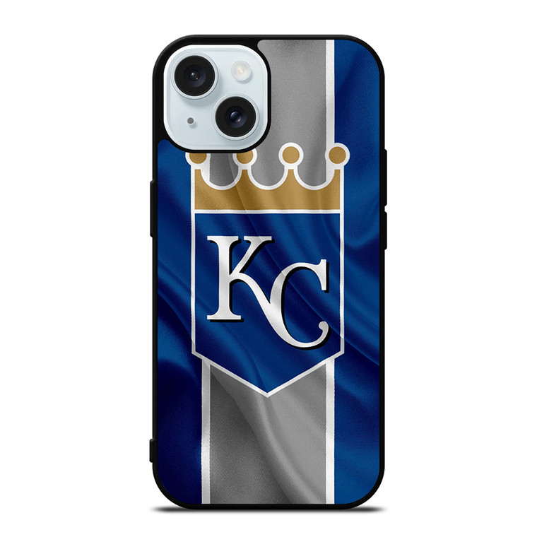 KANSAS CITY ROYALS FLAG LOGO iPhone 15 Case Cover