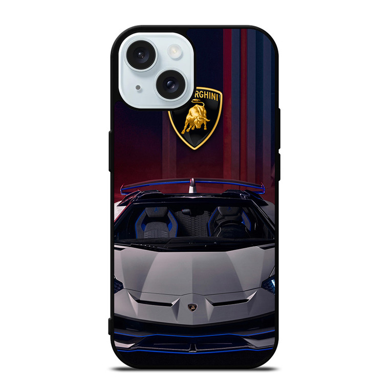LAMBORGHINI AVENTADOR EMBLEM iPhone 15 Case Cover