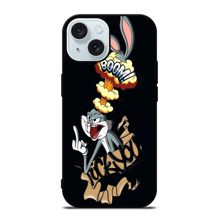 LOONEY TUNES CARTOON FUCK YOU iPhone 15 Case Cover
