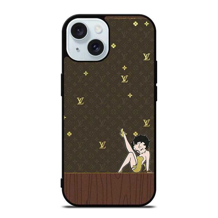 LOUIS VUITTON BETTY BOOP CARTOON iPhone 15 Case Cover