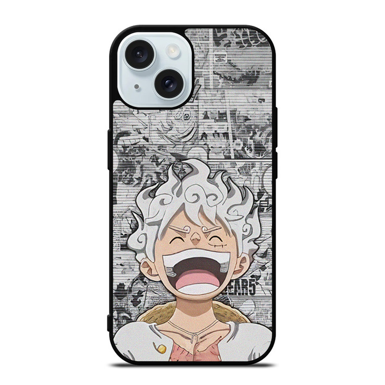 LUFFY D MONKEY GEAR 5 MANGA iPhone 15 Case Cover