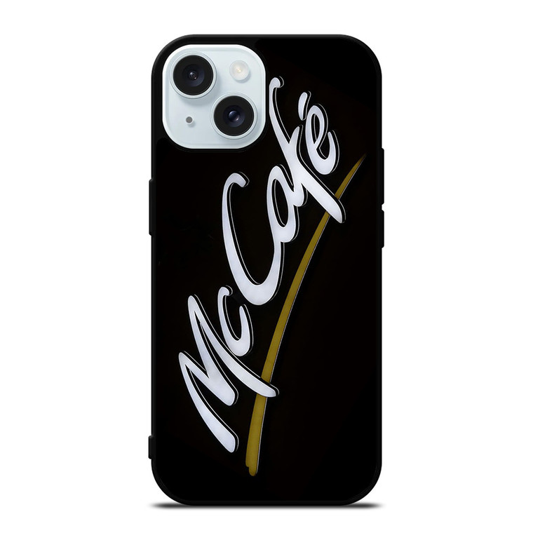 MCDONALD MCCAFE LOGO iPhone 15 Case Cover