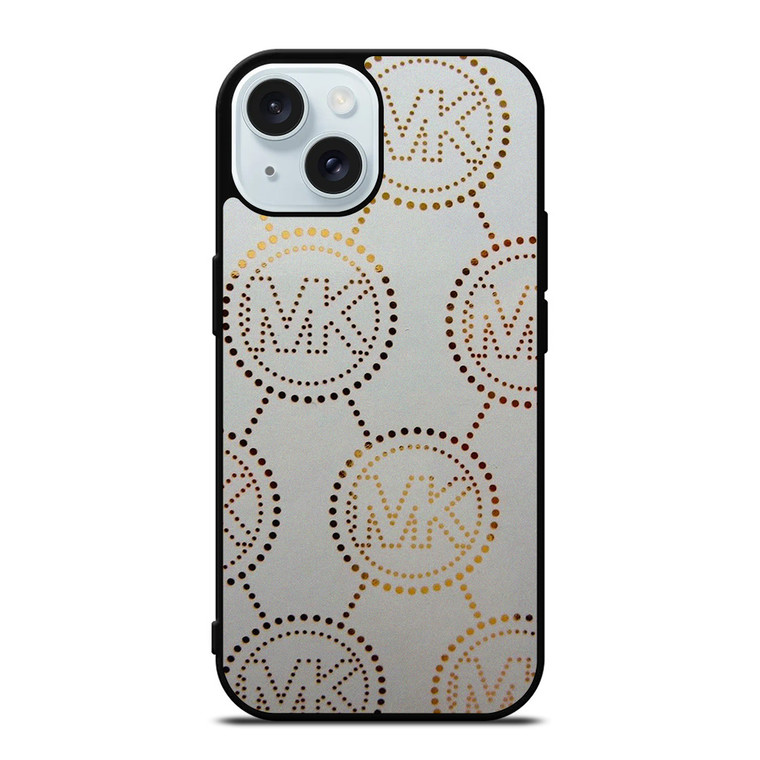MICHAEL KORS CIRCLE LOGO iPhone 15 Case Cover MICHAEL KORS CIRCLE LOGO iPhone 15 Case Cover