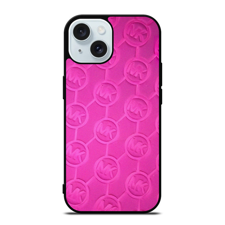 MICHAEL KORS PINK PATTERN iPhone 15 Case Cover